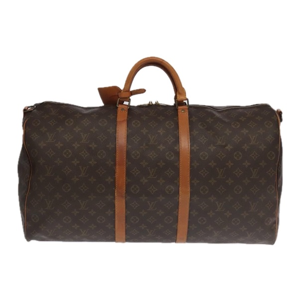 LOUIS VUITTON Monogram Keepall Bandouliere 60 Boston Bag M41412 LV Auth 102497 - Picture 13 of 16